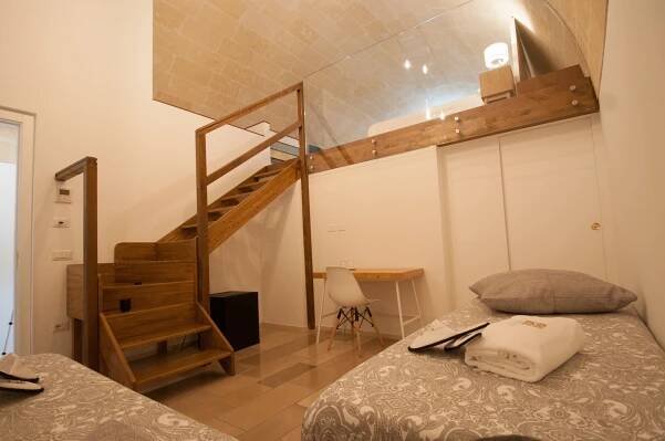 Camera Family con soppalco - Hotel Le Origini - Matera