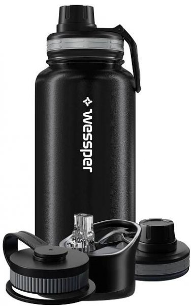TERMOLÁHEV WESSPER TERMOHRNEK S BRČKEM NEREZOVÁ OCEL 1000 ml