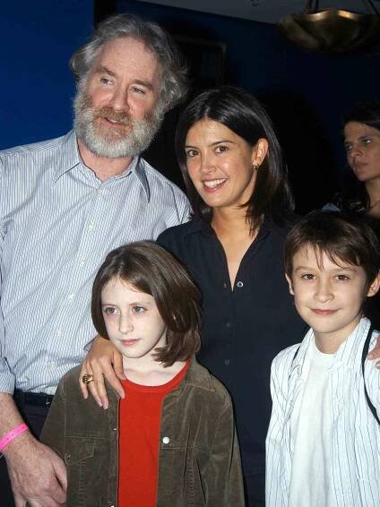 Kevin Kline, wife Phoebe Cates and their kids, Greta (left) and Owen, are on hand at the Supper Club on W. 47th St. for DKNY Jeans' 
