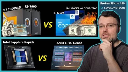 Intel vs AMD Price War, Sapphire Rapids vs EPYC Genoa, i9-13900KS
