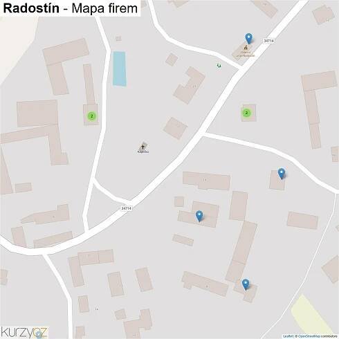 Radostín - mapy | Kurzy.cz