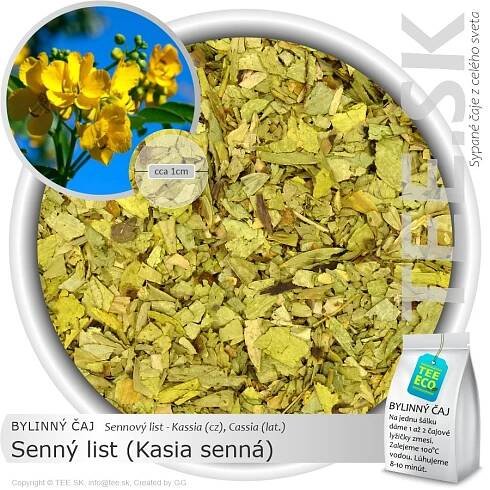 BYLINNÝ ČAJ Senný list (Kasia senná) (40g)