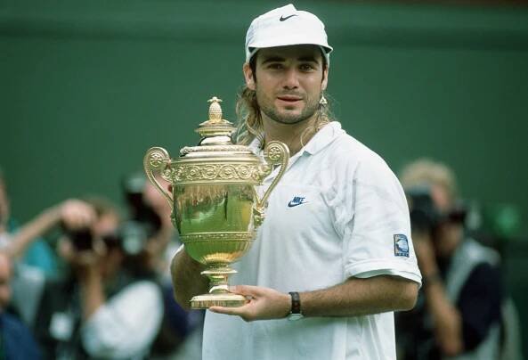 Agassi won the Wimbledon title in 1992 after losing three previous Grand Slam finals