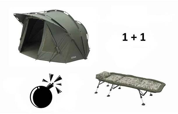 Mivardi Bivak New Dynasty XL + Lehátko CamoCODE Flat6 Akce!!