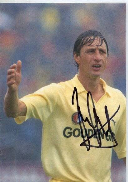 Johan Cruyff - Nizozemí FC Barcelona - stříbro MS 1974