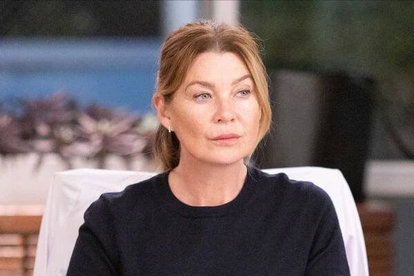 Ellen Pompeo Meredith Grey ponytail Grey's anatomy