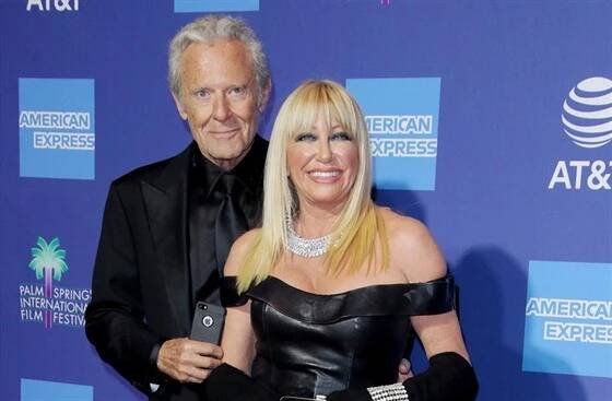 Alan Hamel a Suzanne Somersová (Palm Springs, 3. ledna 2019)