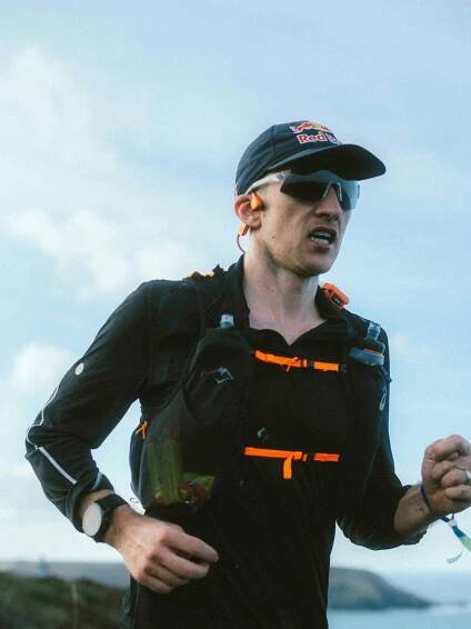 Tom Evans wears SunGod Sunglasses at Arc of Attrition