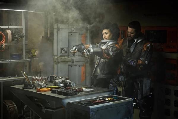Pán času - Oxygen - Z filmu - Pearl Mackie, Kieran Bew