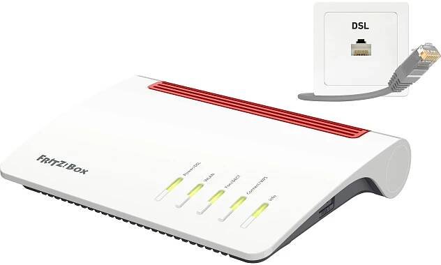AVM FRITZ!Box 7590 International Wi-Fi router s modemem Integrovaný modem: ADSL, VDSL 2.4 GHz, 5 GHz 2533 MBit/s