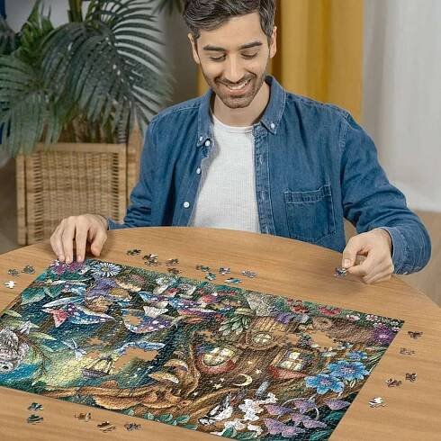 RAVENSBURGER Puzzle V kouzelném lese 1000 dílků | Puzzle-puzzle.cz