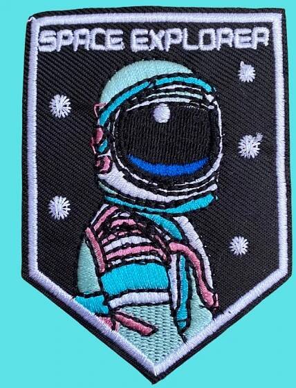 Space Explorer Iron-On Patch