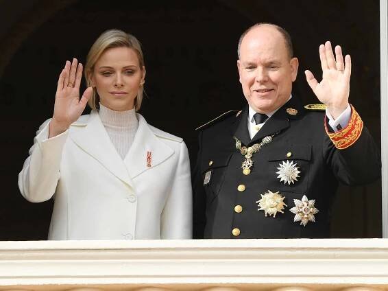 Princess Charlene of Monaco and Prince Albert II of Monaco
