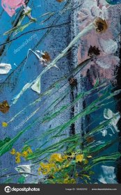 Stáhnout - Olejomalby Zátiší s květinami na plátně s texturou ve stupních šedé — Stock obrázek
