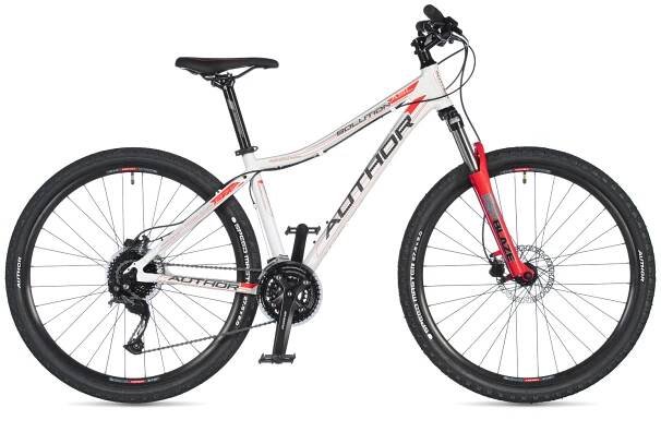 AUTHOR - Pegas ASL 27,5 16" bílá/modrá/stříbrná dámské MTB