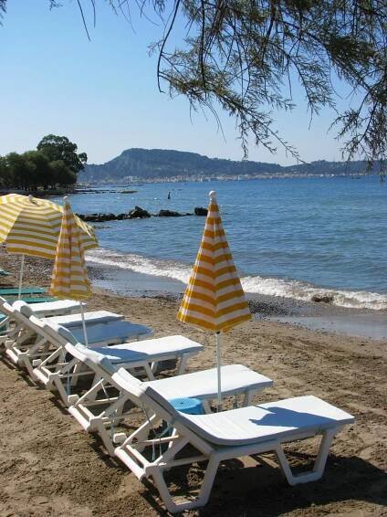 Argassi - pláž - Zakynthos