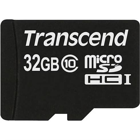 Paměťová karta TRANSCEND MicroSDHC 32GB Class 10 + adaptér
