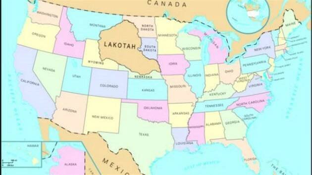 Republika Lakota se podle jejích zakladatelů rozkládá na území amerických států Montana, Severní Dakota, Jižní Dakota, Nebraska a Wyoming.
