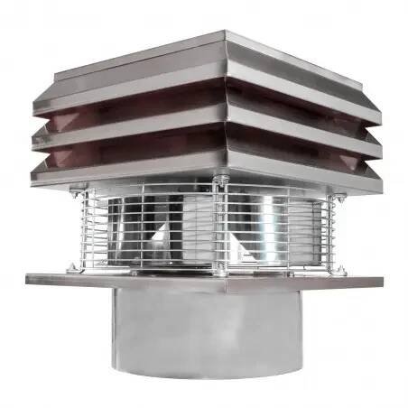Komínový ventilátor měď kulatý komín Střešní Radiální NA TAH KOMÍNA pro odtah spalin komínové hlavice Krb Termální kamna Dřevo t