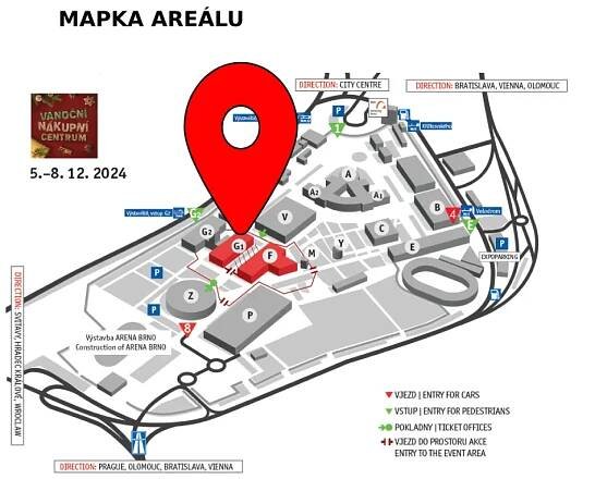 Pozvánka na vánoční nákupní centrum v Brně | Zdravé žvýkačky