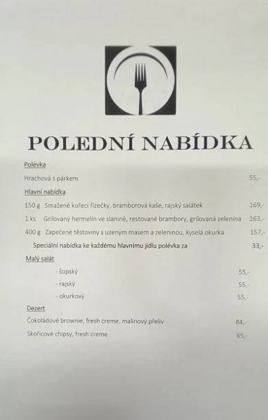Restaurace Hostavický Vidlák | Polední menu a víkendová nabídka