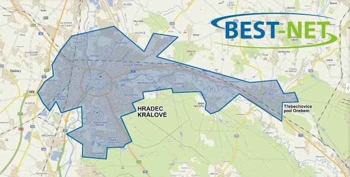 Internet v obci Hradec Králové