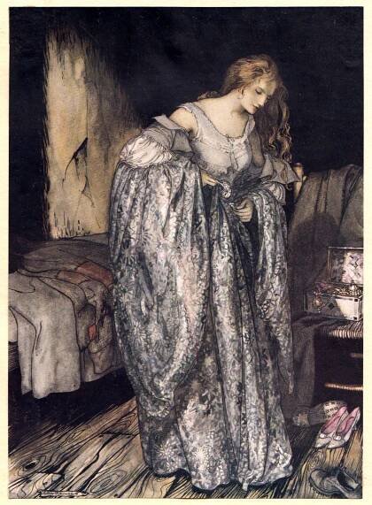 The True Sweetheart: "The third time, she wore the star-dress which sparkled at every step."