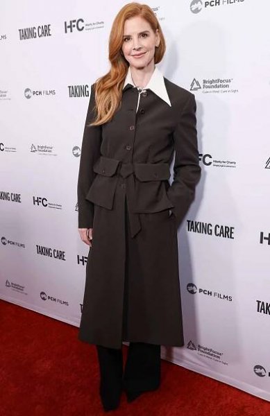 Sarah Rafferty attends the Los Angeles Premiere of "Taking Care"