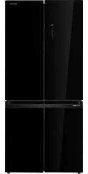 Lednice Chladnička Toshiba GR-RF677WI-PGJ(22) No Frost 189,8 cm 35 dB Černé sklo