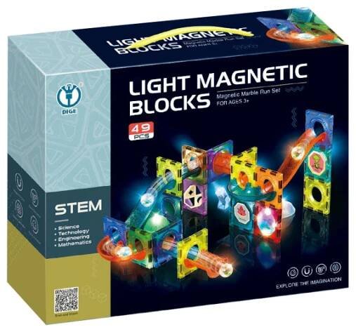 Dige Toys Light Magnetic Blocks 49 ks