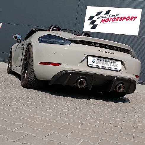 Performance díly pro automobil Porsche 718 Cayman GT4 / Spyder | Šenkýř Motorsport