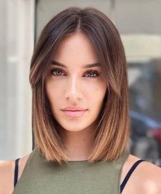Gorgeous Collarbone Blunt Bob with Bangs