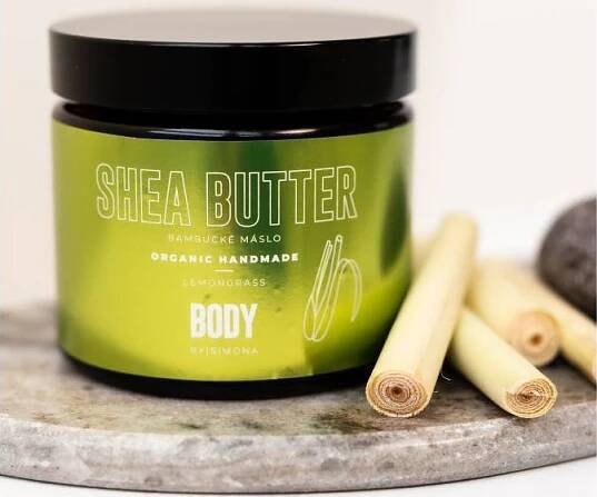 By Simona Body Shea Butter Lemongrass bambucké máslo 250 ml