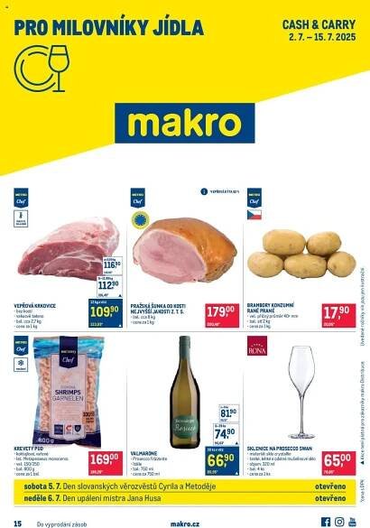  Makro Leták - Pro milovníky jídla od 02.07.2025 - Akce Makro