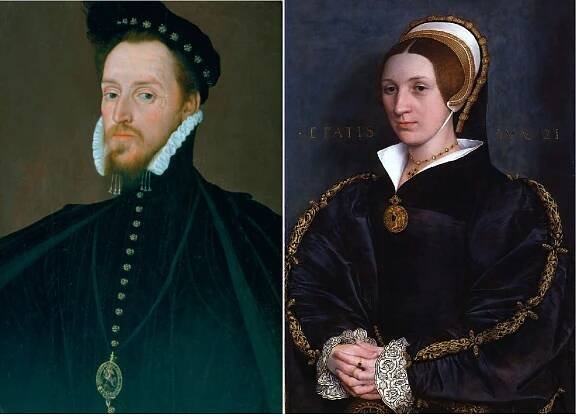 Henry Carey, 1st Baron Hunsdon (1526-1596), great-grandson of Lady Elizabeth Howard, the daughter of the 2nd Duke of Norfolk, and the Toledo Portrait