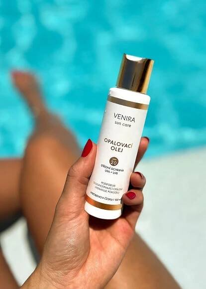 VENIRA opalovací olej, SPF 20, 100 ml