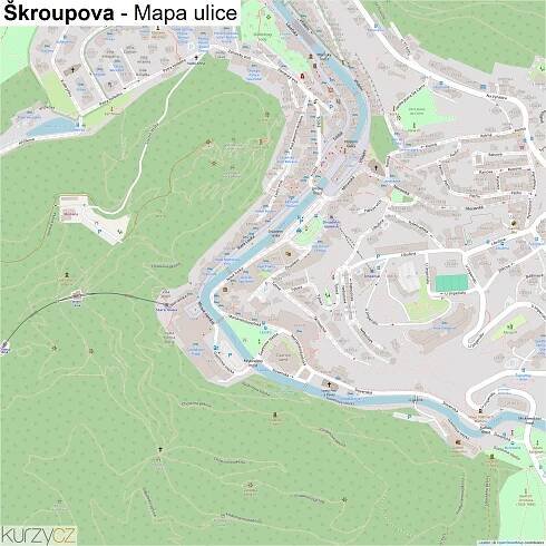 Škroupova - mapy | Kurzy.cz