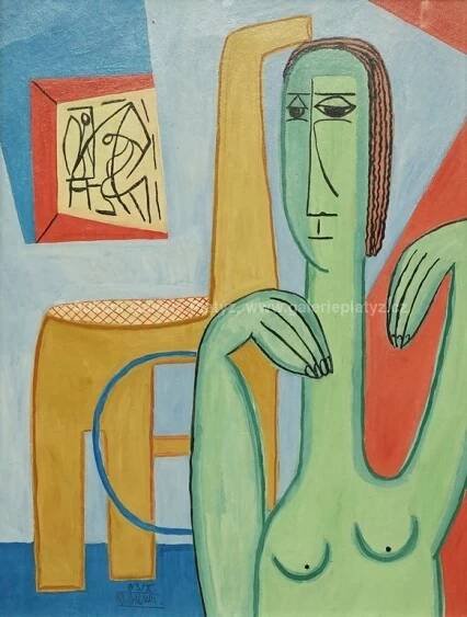 Jaroslav Kafka / Žena v zeleném - detail aukce « Aukce « Aukční Galerie Platýz