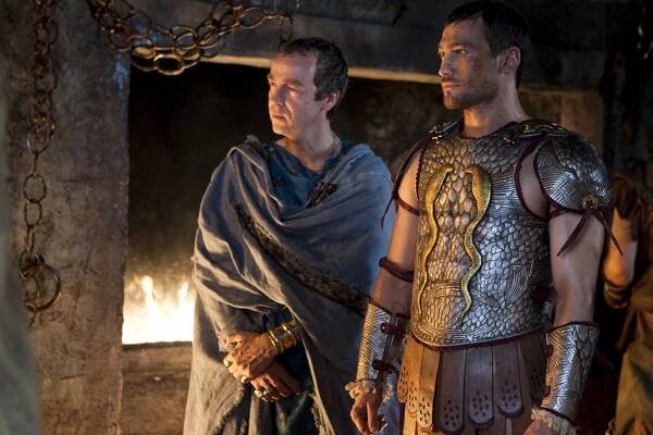 John Hannah, Andy Whitfield - Spartakus - Delicate Things - Z filmu