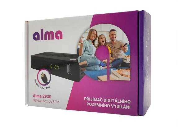 ALMA 2930 - set-top box DVB-T2 (H.265/HEVC) | AtosElektro.cz