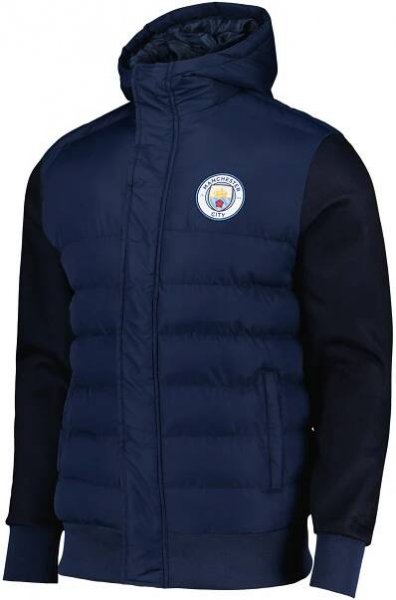 Manchester City Core Hybrid Jacket - Navy - Mens, , rebel_hi-res