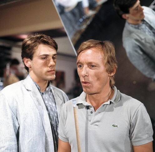 Claus Theo Gärtner and Christoph Waltz in Ein Fall für zwei (1981)
