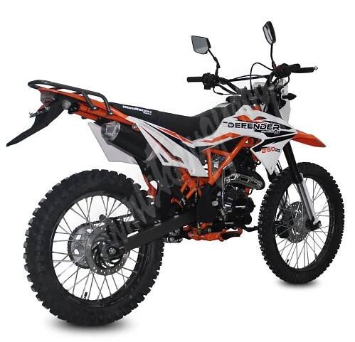 Pitbike MiniRocket Mikilon Defender 250RR kola 21/18 oranžová sedlo 87,5cm| Hamletovygumy