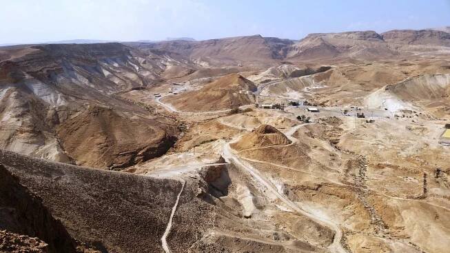 Masada Desert Fortress in Israel