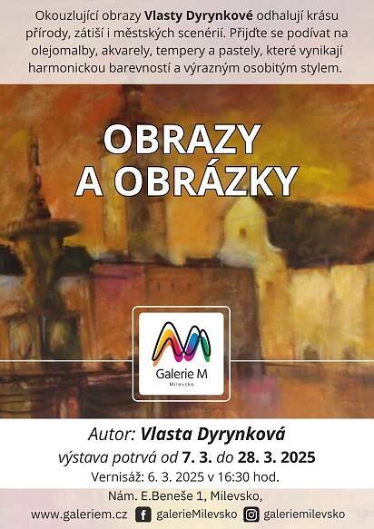 Plakát Výstava - Obrazy a obrázky