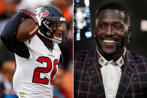Justin Reid and Antonio Brown