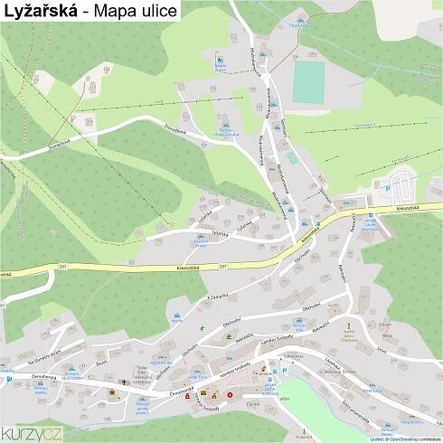 Lyžařská - mapy | Kurzy.cz