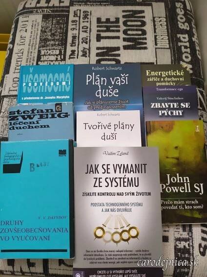 Deväť kníh z oblasti spoločensko-vednej a ezoterickej literatúry