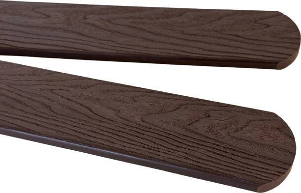 Gutta Guttafence WPC 3D s půlkulatou hlavou 71 x 11 x 1000 mm