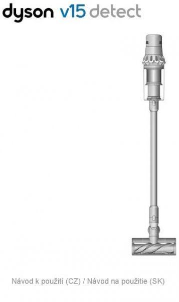 Návod k použití Dyson V15 Detect Absolute DS-446986-01 - Zbozi.cz